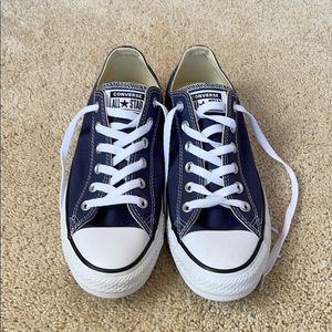 Low Top Navy Blue Converse